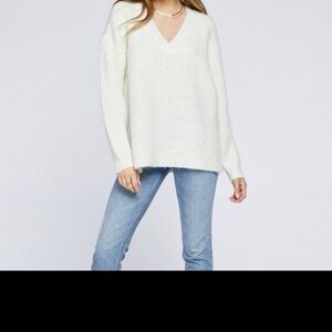 Vneck Knit Sweater by gentle fawn size medium